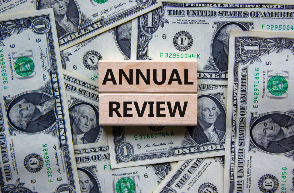 Annual Review Symbol Concept Words annual Review On Wooden Bl | McCormick Insurance Insurance